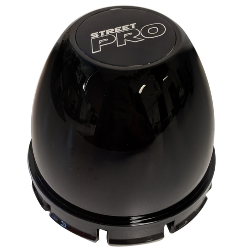 Street Pro Center Cap Black & Centerline Push in with Decal