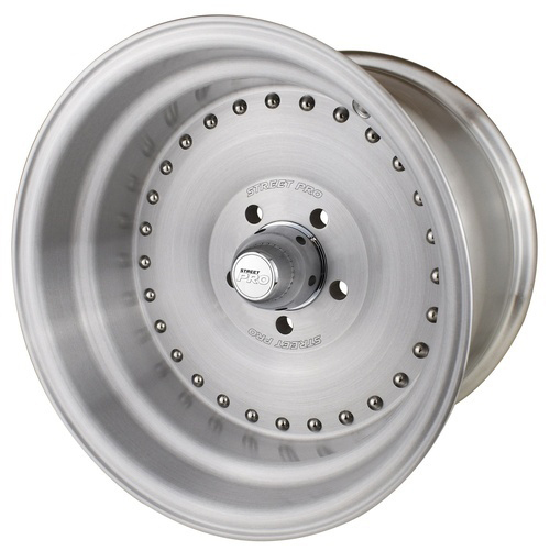 Street Pro 007 Series Wheel, Brushed Aluminium