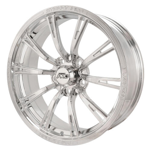 Street Pro 009 Series Forged Wheel, Front 17x6'' / 3.75'' Backspace (+6) / 5x120mm Bolt Circle Holden, Polished