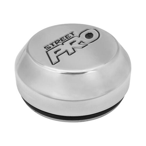 Street Pro Billet Centre Cap, For 009 Rear Wheels, Press In with O-Ring, Polished