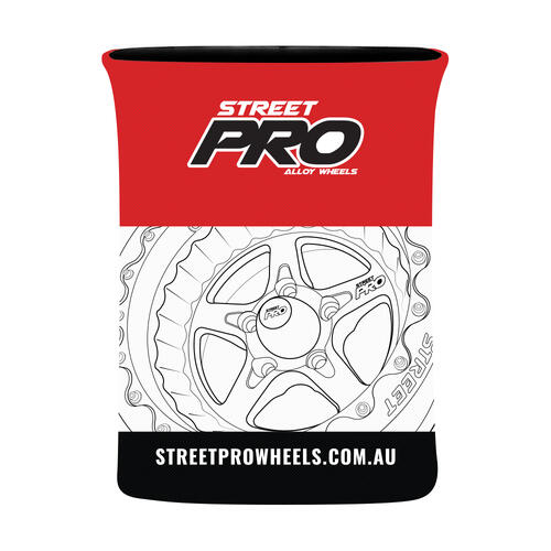 Street Pro Wheels Pop-Up Counter Stand, With Fabric & Carry Bag, 1000 x 800 x 530mm