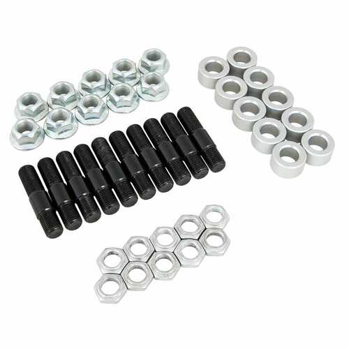 Strange ,Wheel Stud, Screw-In, 5/8-18 in. RH, .875 Shank, .688 Washers, Nuts, Kit