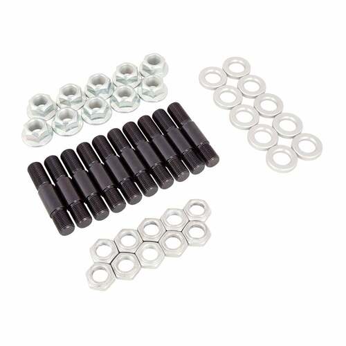 Strange ,Wheel Stud, Screw-In, 5/8-18 in. RH, 1.187 Shank, .250 Washers, Nuts, Kit