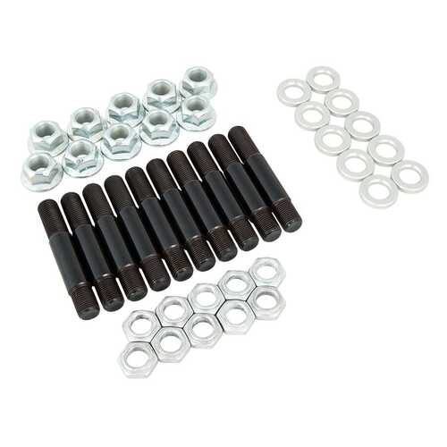 Strange ,Axle Studs, Screw-In, 5/8 in.-18 RH, 3.50 in. Length, Lug Nuts, .250 in. Aluminum Washers, Kit