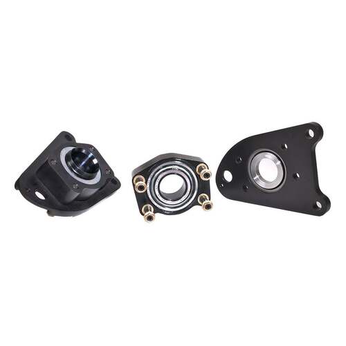 Strange ,C-Clip Eliminator, Street/Strip, Billet Calipers, OEM Cobra Disc Brakes , Ford, 8.8 in, 1.400 Bearing, Kit