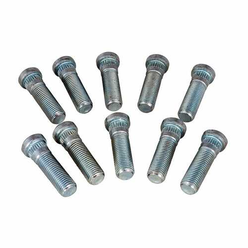 Strange ,Axle Studs, Press-In, 7/16-20 in. RH, 0.472 in. Knurl, Set of 10