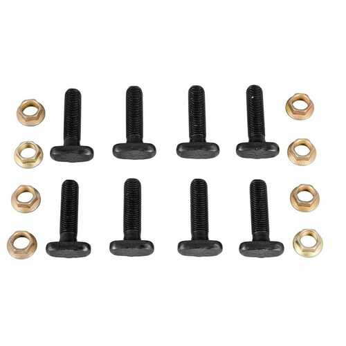 Strange 3/8 in. Housing End Stud Kit (8 T-Bolts, Washers, & Nuts)