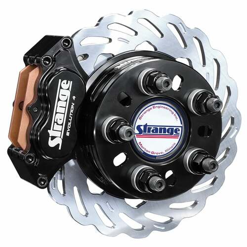 Strange ,Evolution rear brake kit /Big Ford /2.5" offset /metallic pads