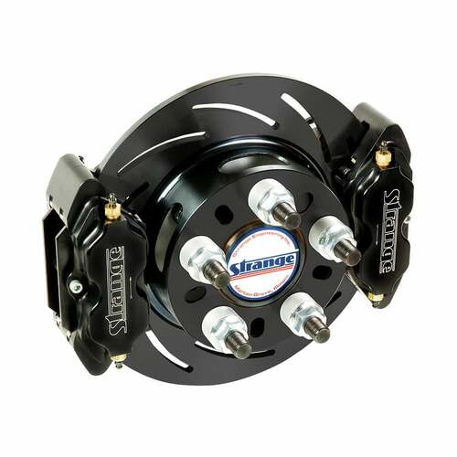 Strange ,Dual brake kit / 05-14 Mustang /soft pads