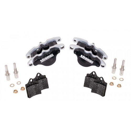 Strange Carbon Single 1 3/4 in. Piston Caliper, Slider Assembly, & Pads For 10 in. Rotors, Pair