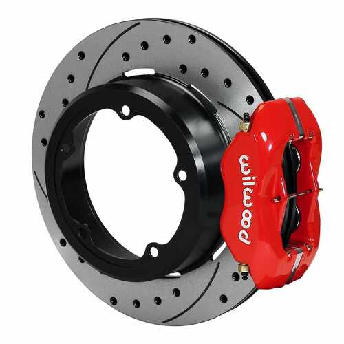 Strange ,Wilwood 12.19" brake kit for Strange Pro Touring Floater kit- Red clprs