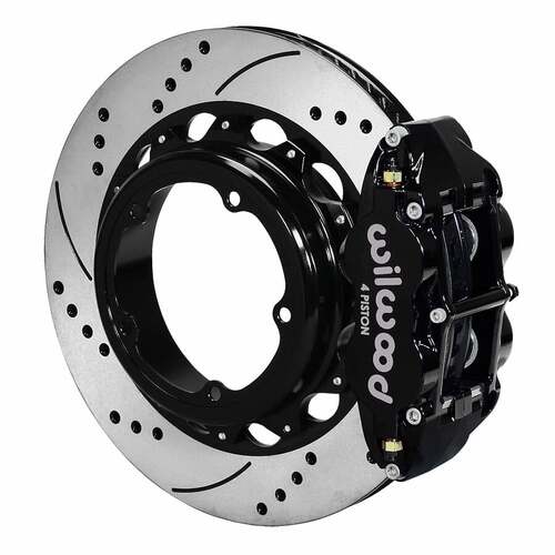 Strange ,Wilwood 14" brake kit for Strange Pro Touring Floater kit- Black clprs