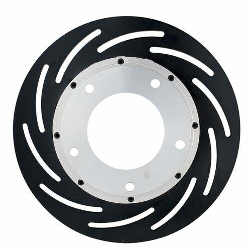 Strange 2 Pieace Lightweight Slotted 10 in. Rotor Assembly / Lh / 1 in. Offset, Each