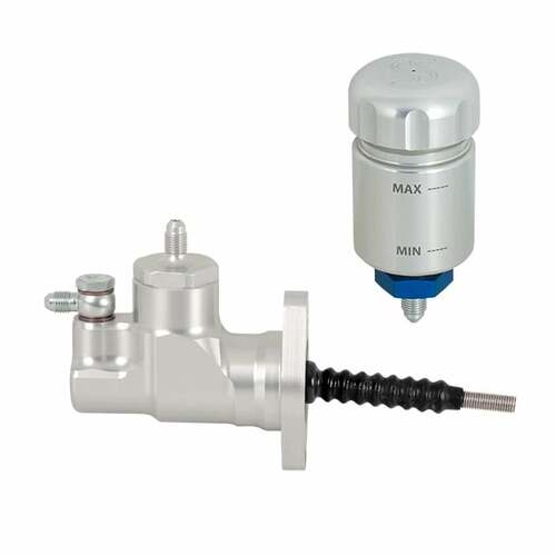 Strange ,Master Cylinder, Reservoir, Fast Fill Remote, Billet Aluminum, Clear Anodized, Two Wheel Braking, Universal, Each