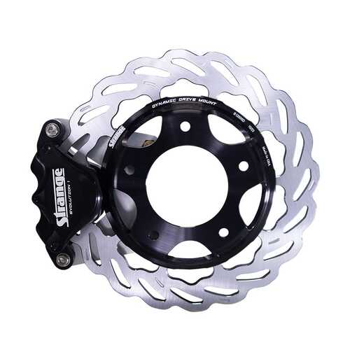 Strange ,Evolution spindle mount brake kit for 87-pres alum struts w/ 1" offset rotors