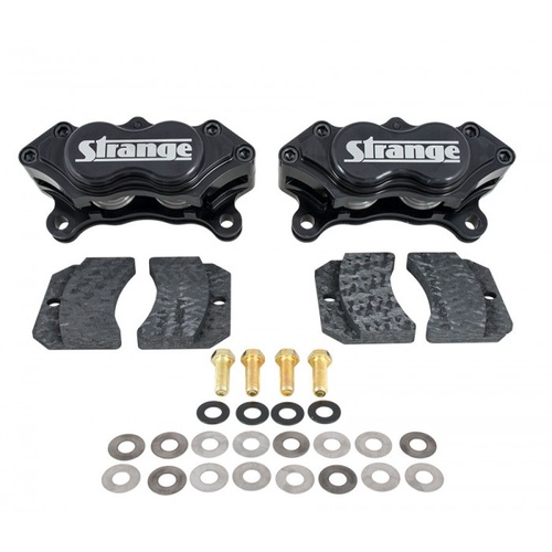 Strange 4 pist (B5040) carbon caliper kit with soft pads- pr