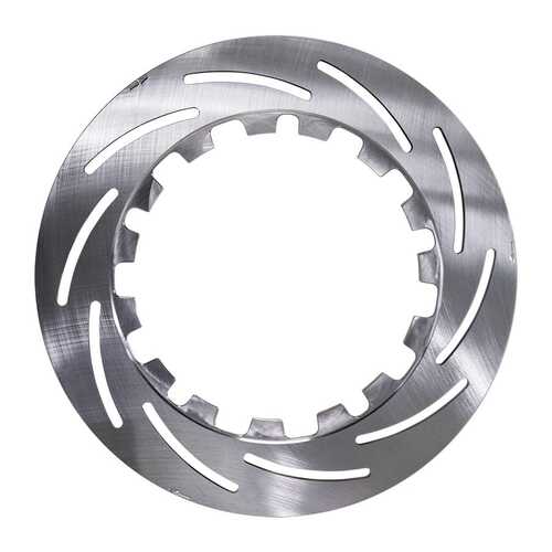 Strange ,Brake Rotor, Slotted, Stainless Steel, Passenger Side, Each