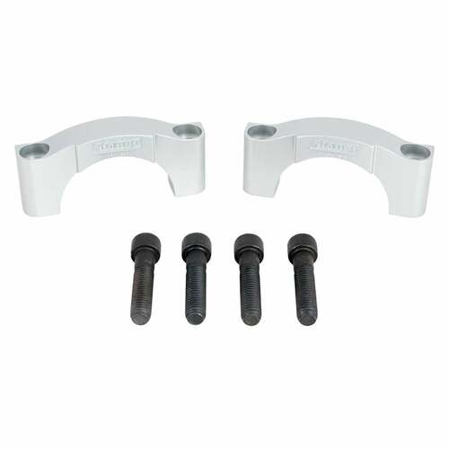 Strange ,Differential Main Bearing Caps, Billet Aluminum, Natural, Ford 8.8 in, Pair
