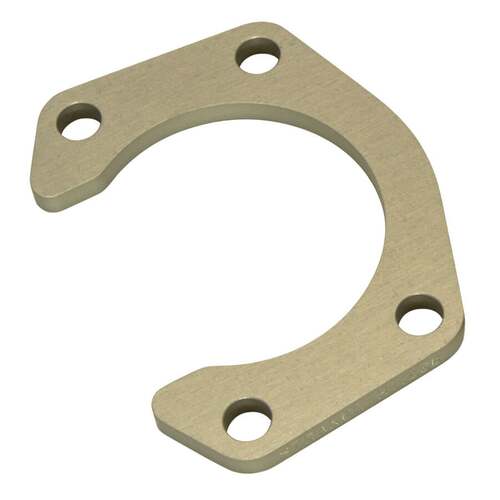 Strange ,Axle Retainer Plate, Aluminum, Silver Anodized, Fits Strange H1138 8.8 in, Each