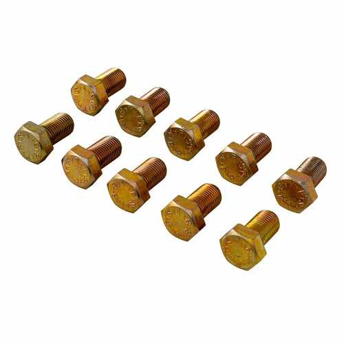 Strange ,Ford 9 in. Ring Gear Bolts (1/2 in.-20 X .875 in.)- 10 Pcs.