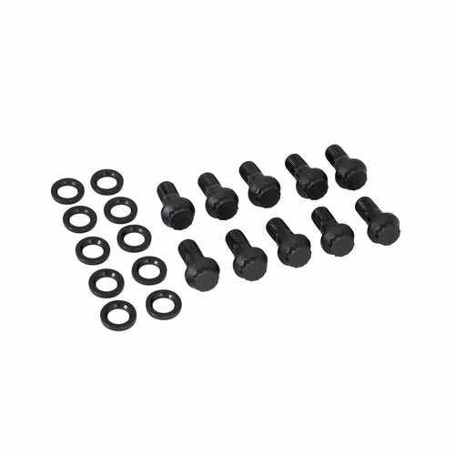 Strange ,Bolts/Washers, Ring Gear, Ford 9 in. Aluminum Spool, 40-Spline, Set of 10