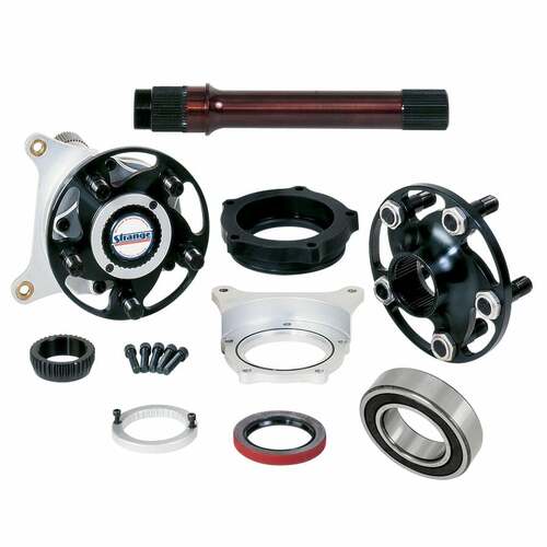 Strange ,2 Pc. Pro Stock axle kit- fits L5500SBB hsg ends & Strange brake kit