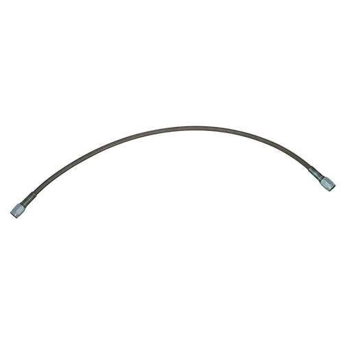 Strange ,Brake Line, Braided, Stainless Steel, 18 in. Teflon® Lined w/ Straight 3 AN Fitting, Each