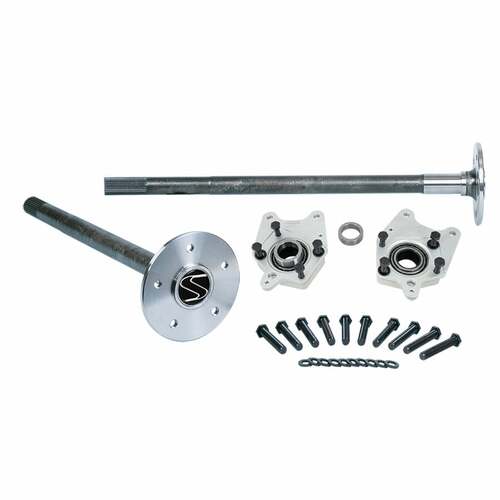 Strange ,05-14 Ford 8.8 31 spline Alloy axles, elim. kit, & 1/2" stud kit