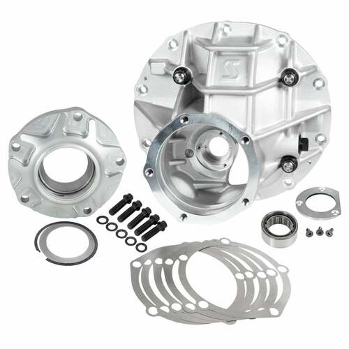 Strange Differential, Aluminium Pro Case Kit, 3.250 in. in Case with Tapered Bearing Support Kit