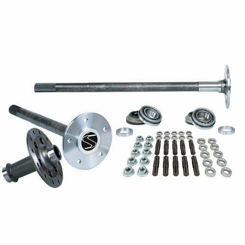 Strange ,35 spl. Alloy axles, bearings, 5/8" stud kit, & spool