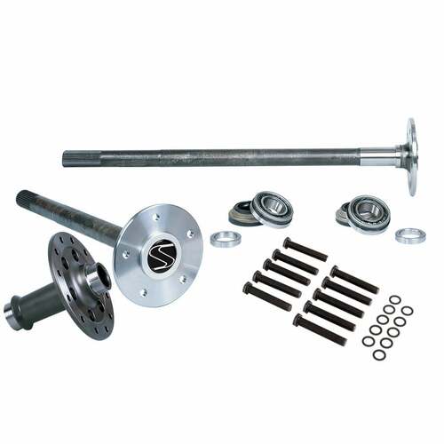 Strange ,35 spl. Alloy axles, bearings, 1/2" stud kit, & spool