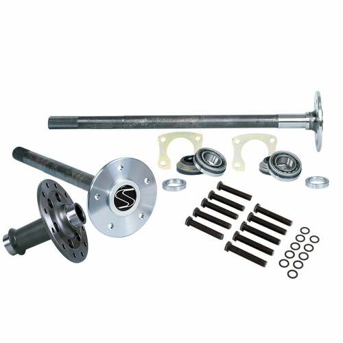 Strange ,35 Spline Alloy Axles, Retainer Plates, Bearings, 1/2 in. Stud Kit, & Spool