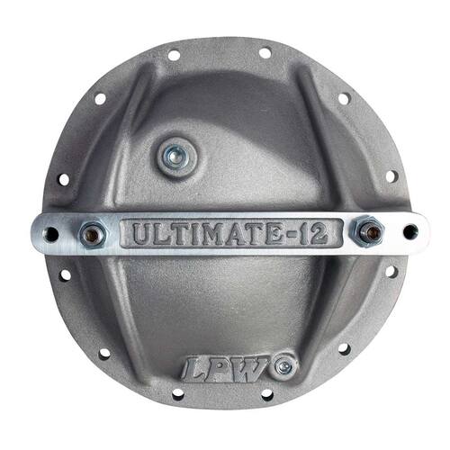 Strange ,Differential Cover, Ultra Support, 12-bolt, Aluminum, Natural, GM 8.875 in. Passenger Car, Kit