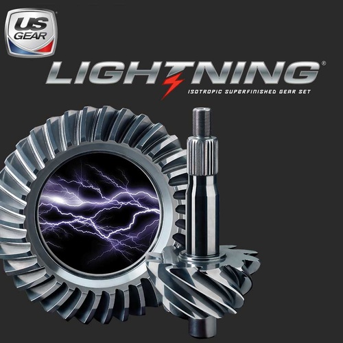 Strange US Gear Lightning Series, Ring and Pinion, For Ford 10-bolt, 4.29 Pro, 35 Spline, 10 in. OD, Set
