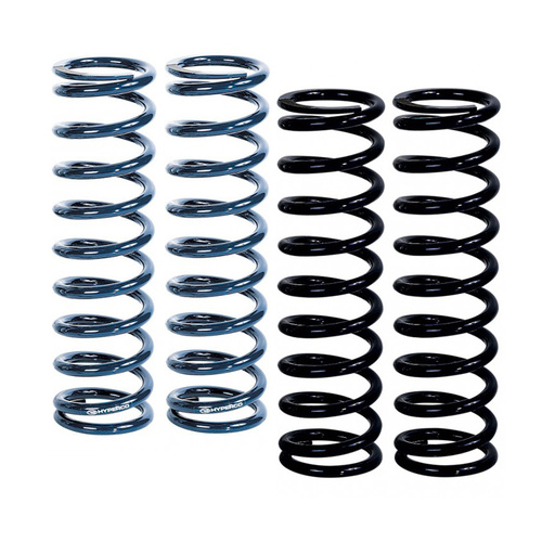Strange Coilover Springs, 10 in. Length, 225 lbs, 2.5 in. ID, Blue Powdercoated, Pair