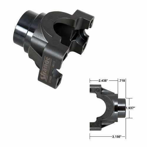 Strange ,Differential Yoke, Chromoly, 1350, 13 Spline, GM, 9.3 in. Each