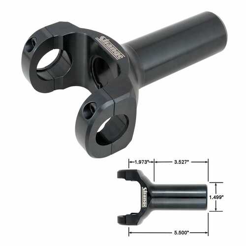 Strange ,Transmission Yoke, 2-Piece, Needle Bearing, 27 Spline, GM, Powerglide, TH350, T-56, 4L60, 4L60E, Muncie, T-10, Each