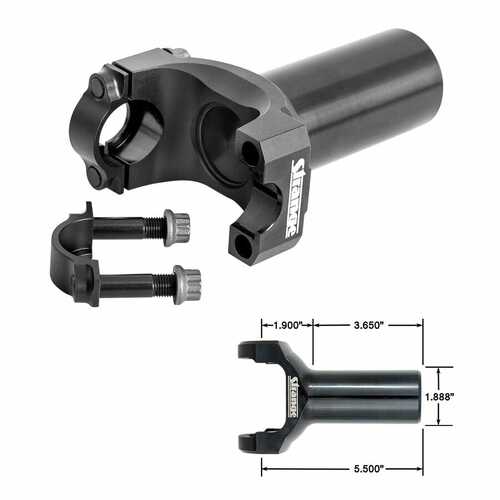 Strange ,Transmission Yoke, 32-Spline, Billet Steel, 5.50 in, Spicer 1350, GM, Automatic, TH400, Each