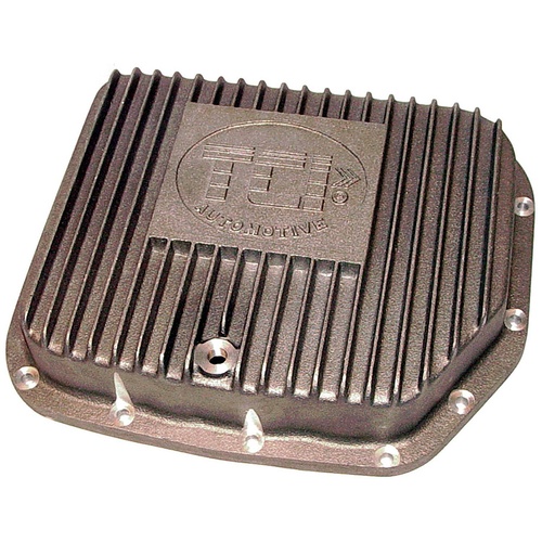 TCI Automatic Transmission Pan, Deep, Aluminum, Natural, For Chrysler, Torqueflite A-904, Each