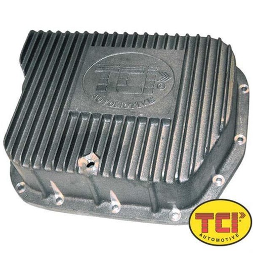 TCI Automatic Transmission Pan, Deep, Aluminum, Natural, For Chrysler, A-518, A-618, Torqueflite 727, Each