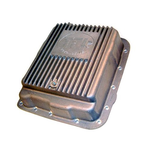 TCI Automatic Transmission Pan, Deep, Aluminum, Natural, GM, 700R4, 4L60E, Each