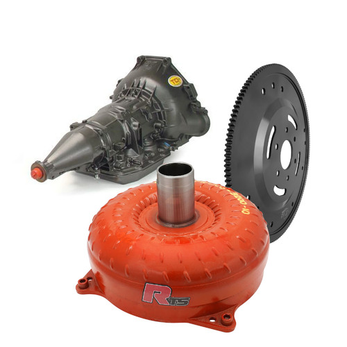 TCI Transmission & Billet Converter Kit Super StreetFighter Ford C6, 429 460 BB Ford, 675HP, 3200 High Stall, Auto/Manual Valve Body, Each