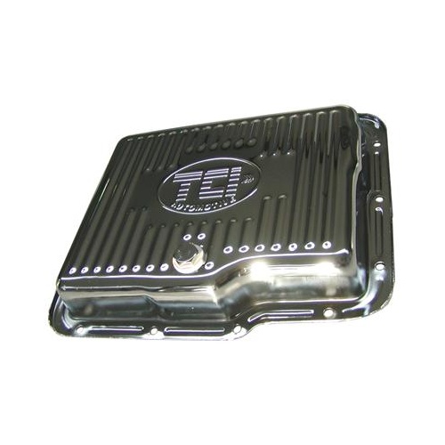 TCI Automatic Transmission Pan, Stock, Steel, Zinc, GM, Powerglide, Each