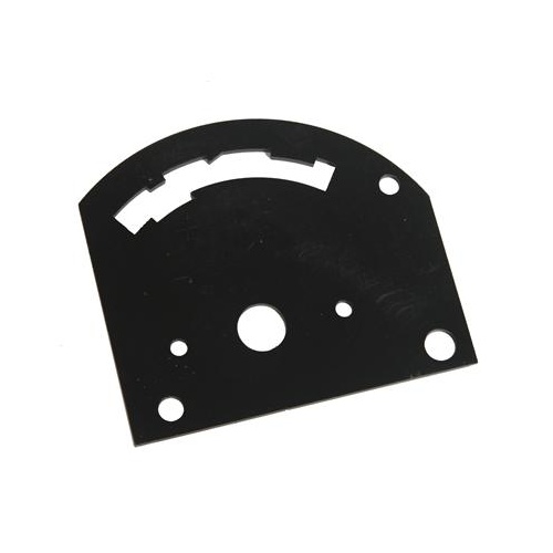 TCI Gate Plate, Steel, Black, 4-Speed, Reverse Pattern, For Ford, GM, For Chrysler, Outlaw, Thunderstick, Each