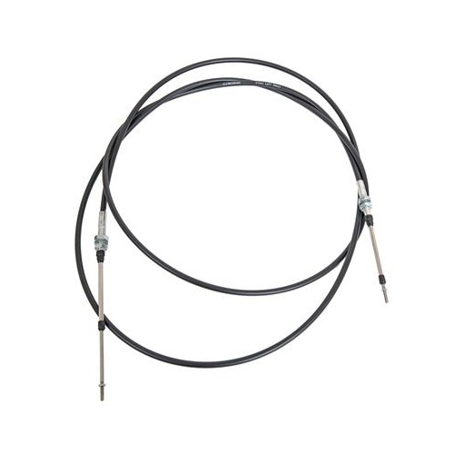 TCI Shifter Cable, 12 ft. Length, 3 in. Stroke, Morse Style, Threaded/Threaded Ends, Each