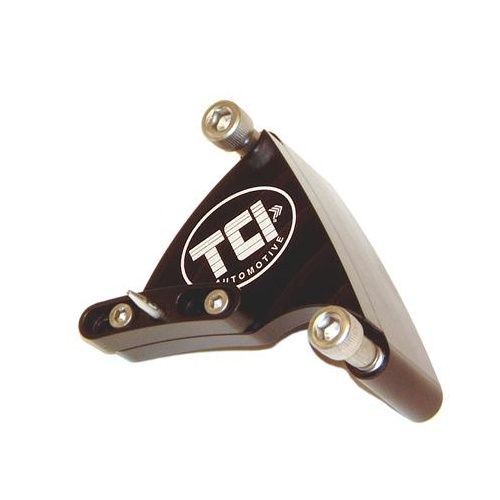 TCI Timing Pointer, Billet Aluminum, Black Anodized, Adjustable, 6.25 in. Damper, For Chevrolet, Small Block, Each