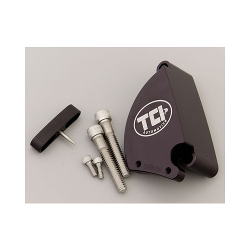 TCI Timing Pointer, Billet Aluminum, Black Anodized, Adjustable, 8 in. Damper, For Chevrolet, Big Block, Each