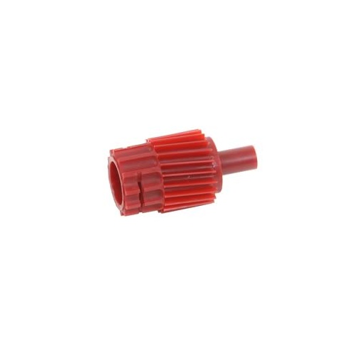TCI Speedometer Gear, Driven, 21-Tooth, Red, For Ford, C4, C5, C6, C10, FMX, AOD, T5, Tremec, Each