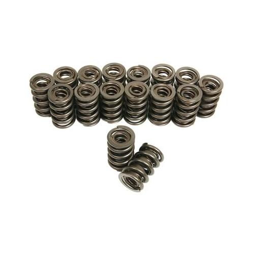 Trick Flow Valve Springs, PAC Racing, Dual, 1.539 in. Outside Diameter, 500 lbs./in. Rate, 1.125 in. Coil Bind, Set of 16