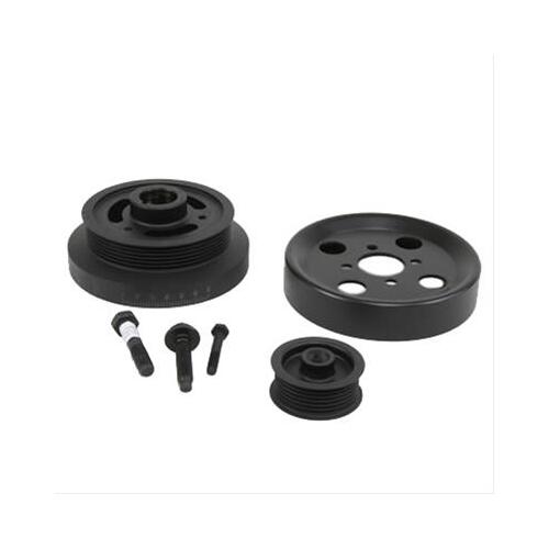 Trick Flow Harmonic Damper and Pulley Kit, Underdrive, SFI 18.1, For Ford 4.6L 2V/4V with Short Water Pump, Each